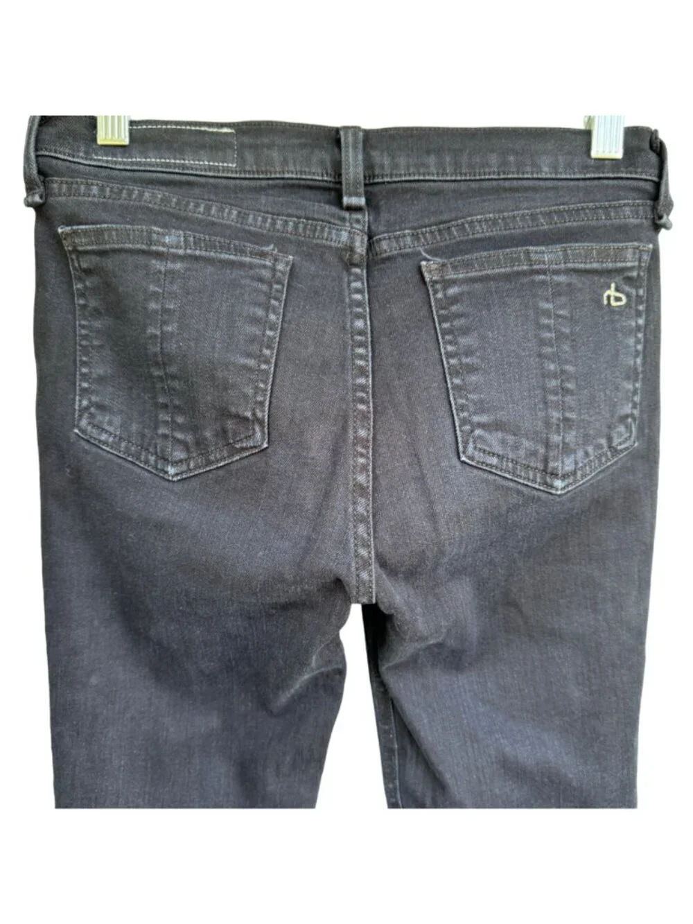 Rag & Bone Women's Coal Skinny Jeans Size 26 Button Fly Cotton Denim Designer - Picture 12 of 15